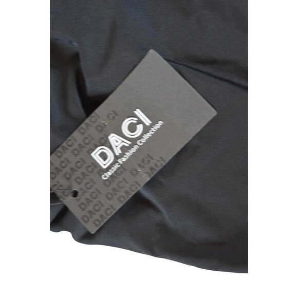 NWT Retro Daci Womens Floral Halter One Piece Swimsuit Criss Cross Back Size 18W - Picture 3 of 5